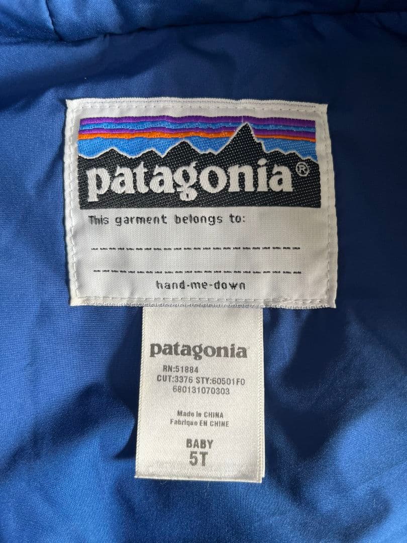 patagonia スノーウェア　スキーウェア　キッズ　kids
