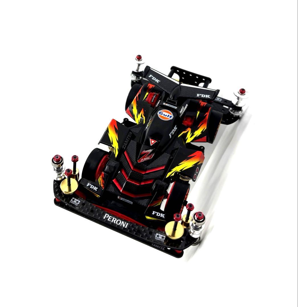 希少◎ミニ四駆完成品　タミヤ　ネオトライダガーZMC カスタム　限定　カーボン