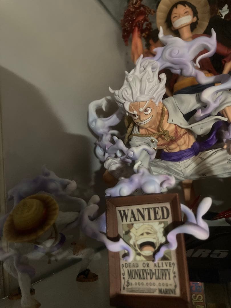 ワンピース　ルフィギア5 ガレージフィギュア　シリアルカード　海外限定