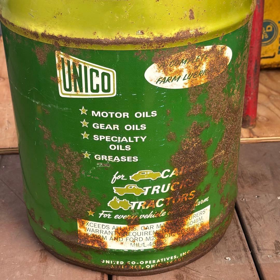 USA VINTAGE 1970s UNICO 5ガロン缶