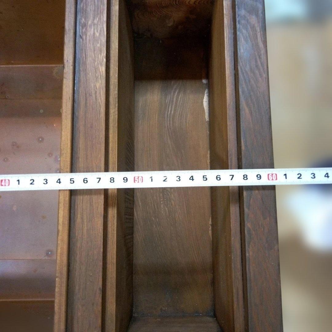 木製の長火鉢　インテリア　オブジェ　ディスプレイ　置物　工芸品　レア　希少