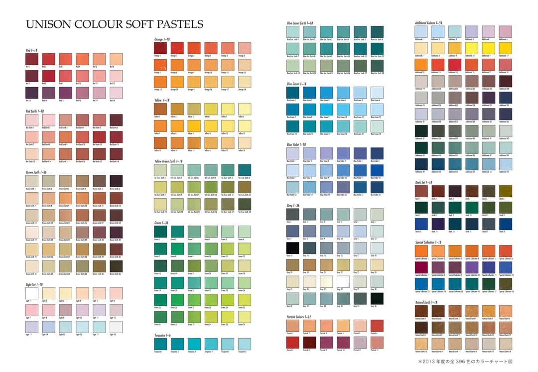 ソフトパステル８本セット２点PORTRAIT&DARK