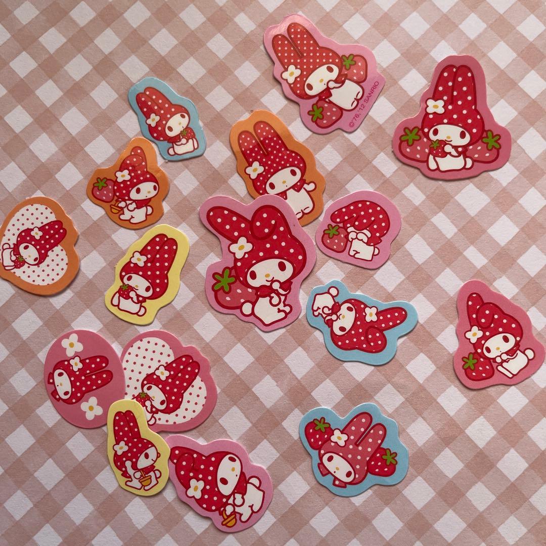 激レア　マイメロ　いちご　フレークシール　2012 サンリオ　Sanrio