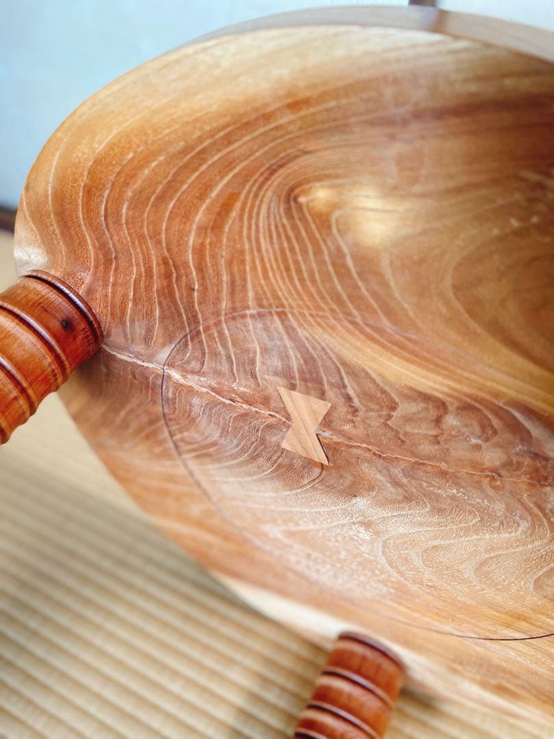 ちゃぶ台 天然木 円形 座卓 一枚板 和モダン お値下げ