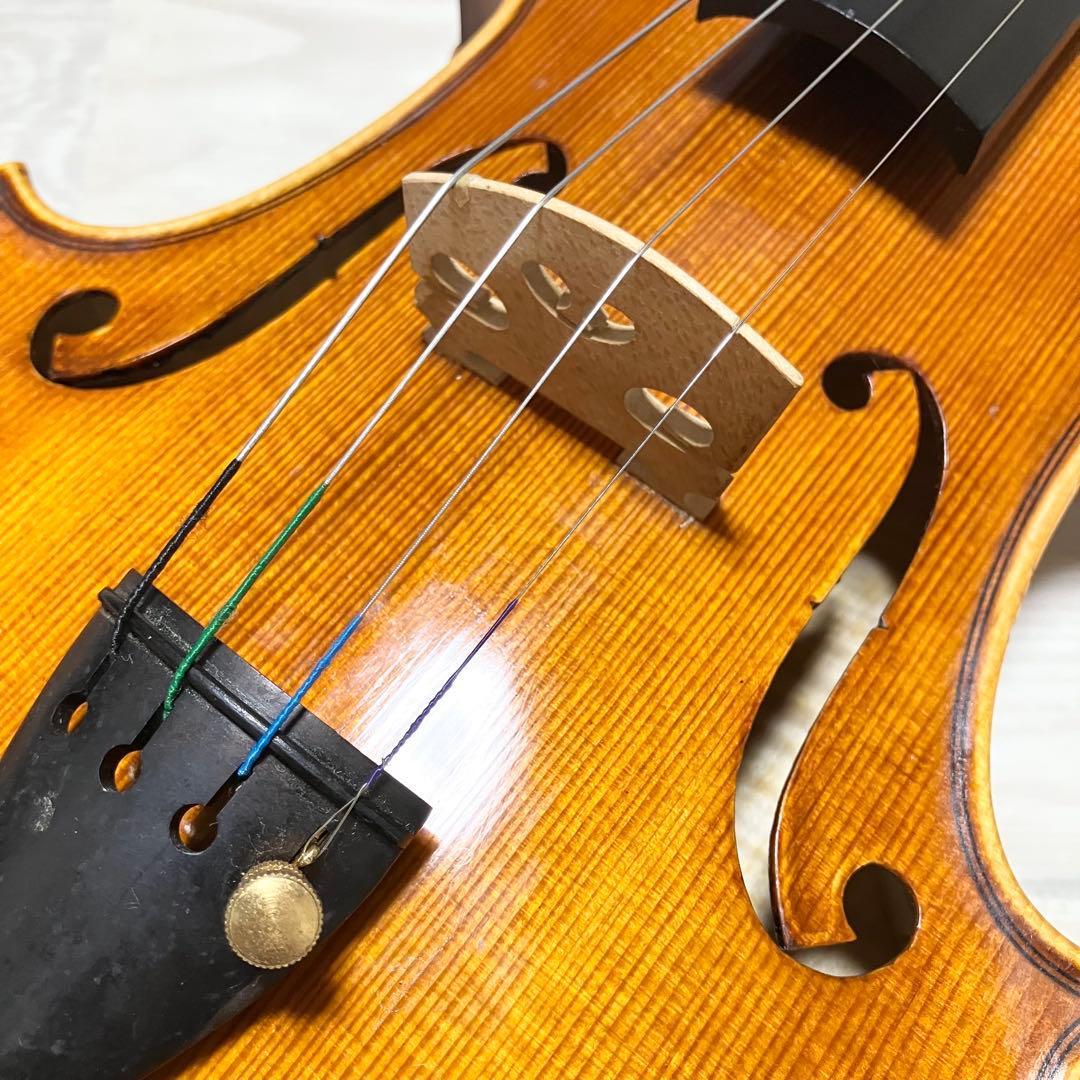 【中古良音】Jan Lorenz NO.37 4/4 バイオリン　虎杢　虎杢目