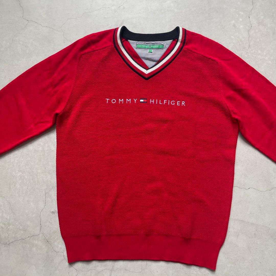 【美品】  トミーヒルフィガーゴルフ Ｖネックセーター
