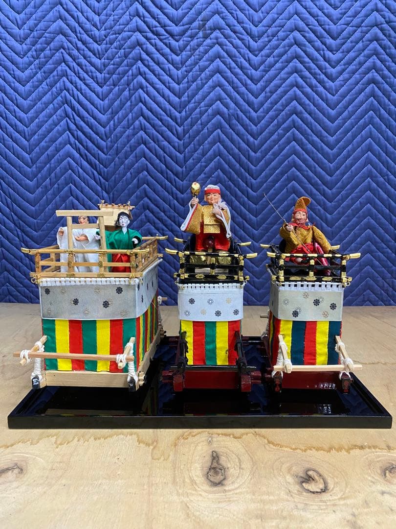 ユネスコ無形文化遺産登録　岐阜県大垣市の大垣まつりの山車のミニチュア1/20