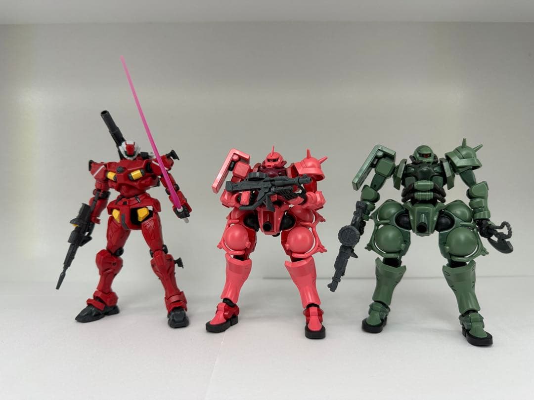 ジークアクス系　ガンプラ組立済みジャンク品12体セット