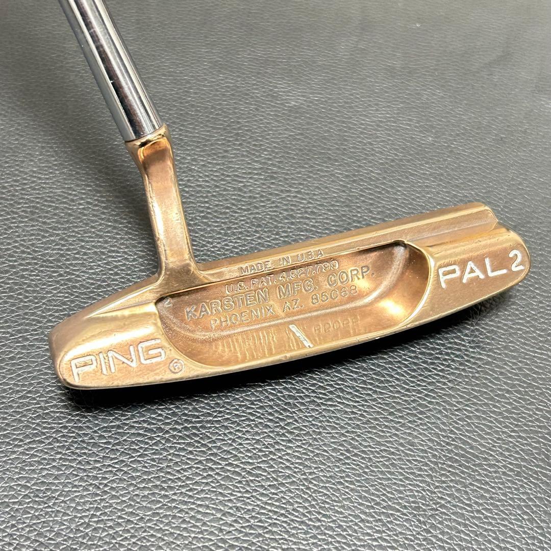 PING PAL 2 BeCu パター Kロゴ刻印 34インチ 超希少