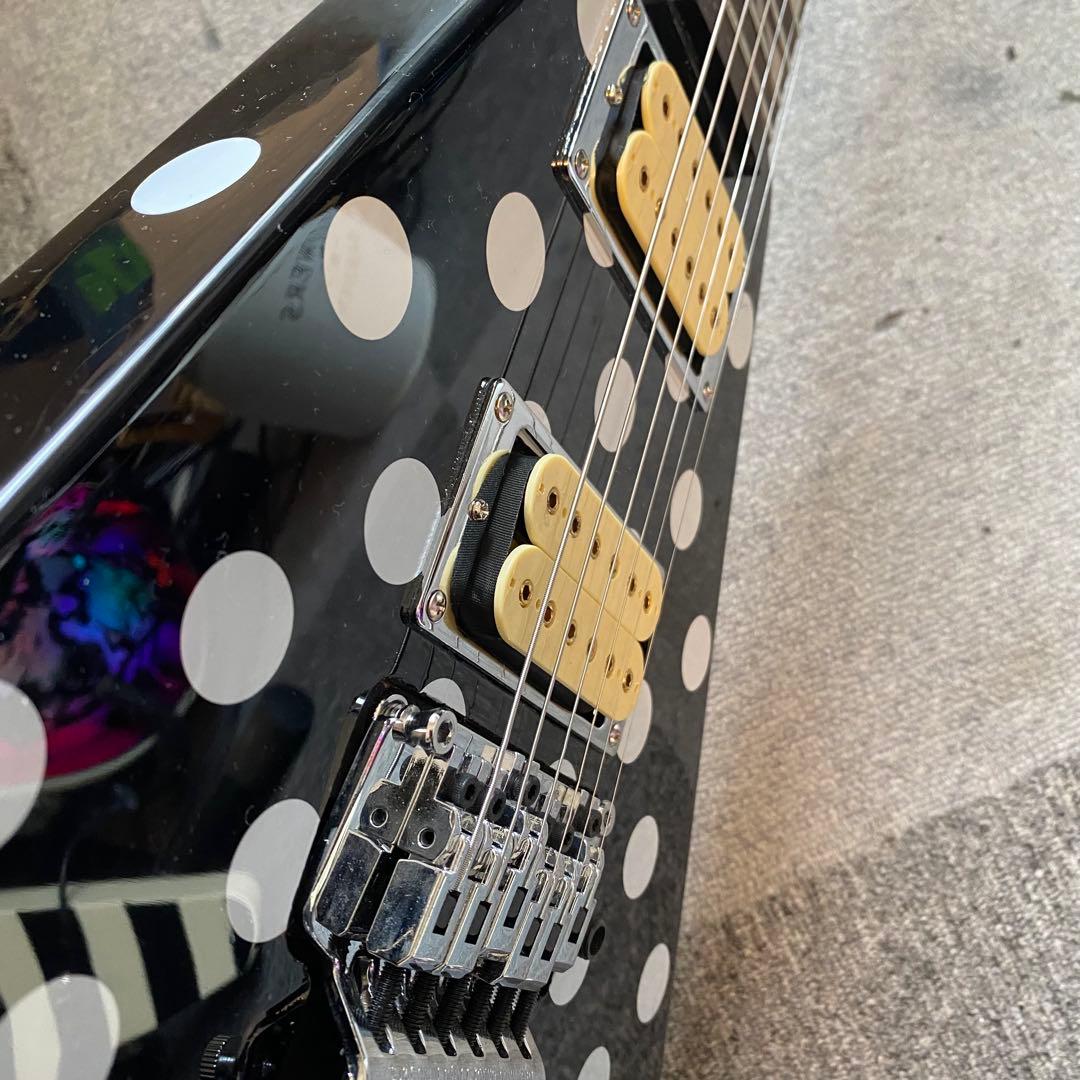 ノーブランド ポルカドット フライングVギター ランディーローズ コンポーネント