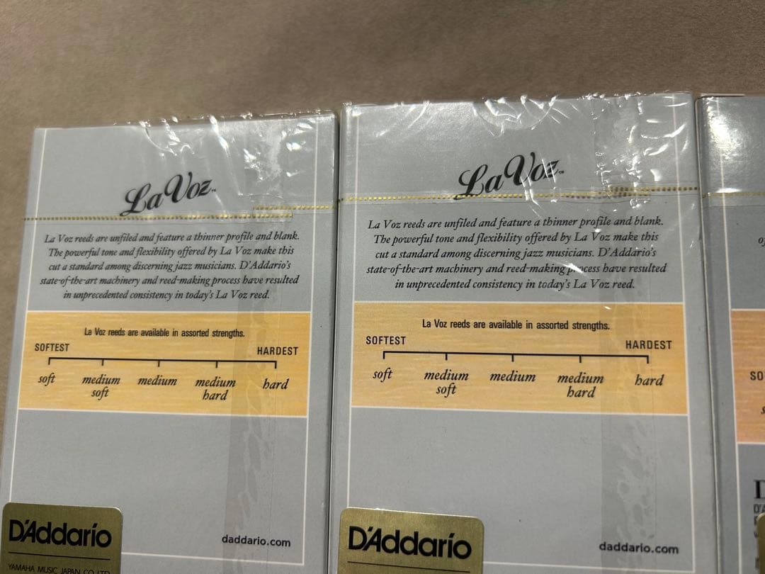 バリトンサックス用リード　la voz ラボーズ　ラヴォーズ　ハード　hard