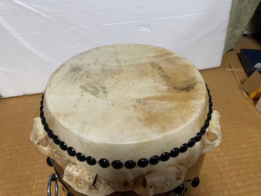 和太鼓 長胴太鼓　高さ約30.5cm 直径約22.5cm　送料込