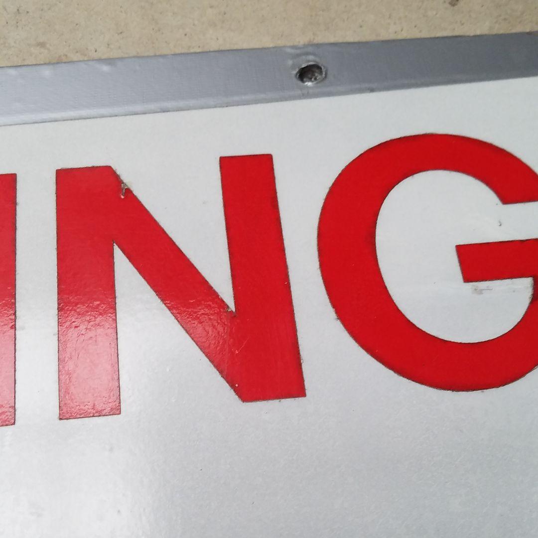 ⭐送料無料　WARNING 警告　看板