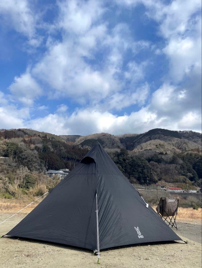 DODワンポールテント　黒