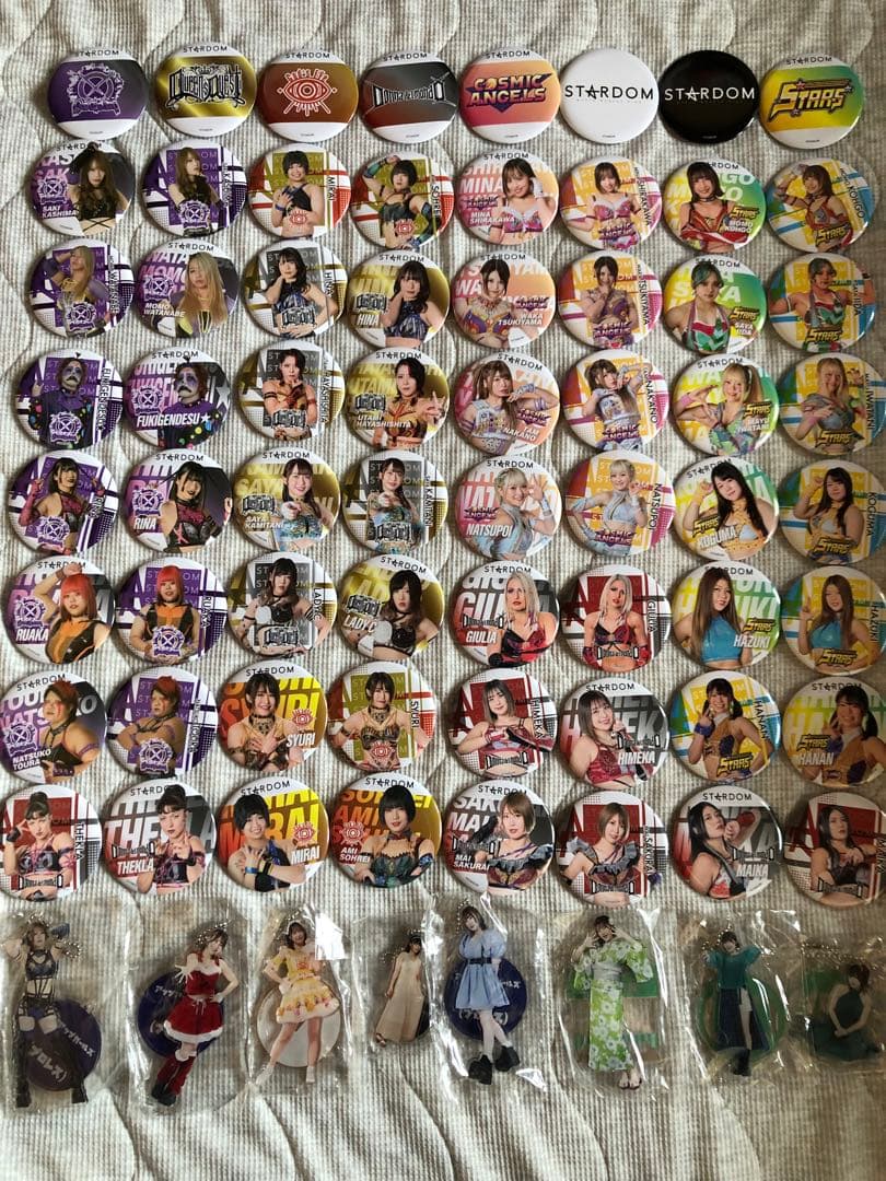 スターダム STARDOM 缶バッジ 女子プロレス アクリルスタンド まとめ売り