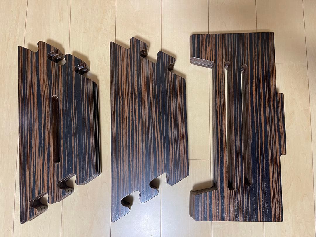 【超美品】　黒しま次郎　ヘキサテーブル　ざぁ〜ッス　メタヘキテL アソビト収納袋