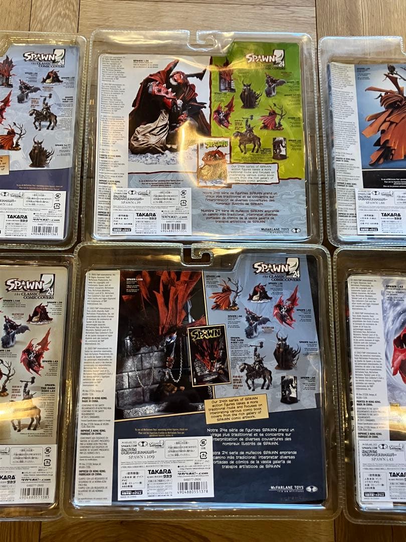 未開封 Spawn Classic Comic Covers 24 6体セット