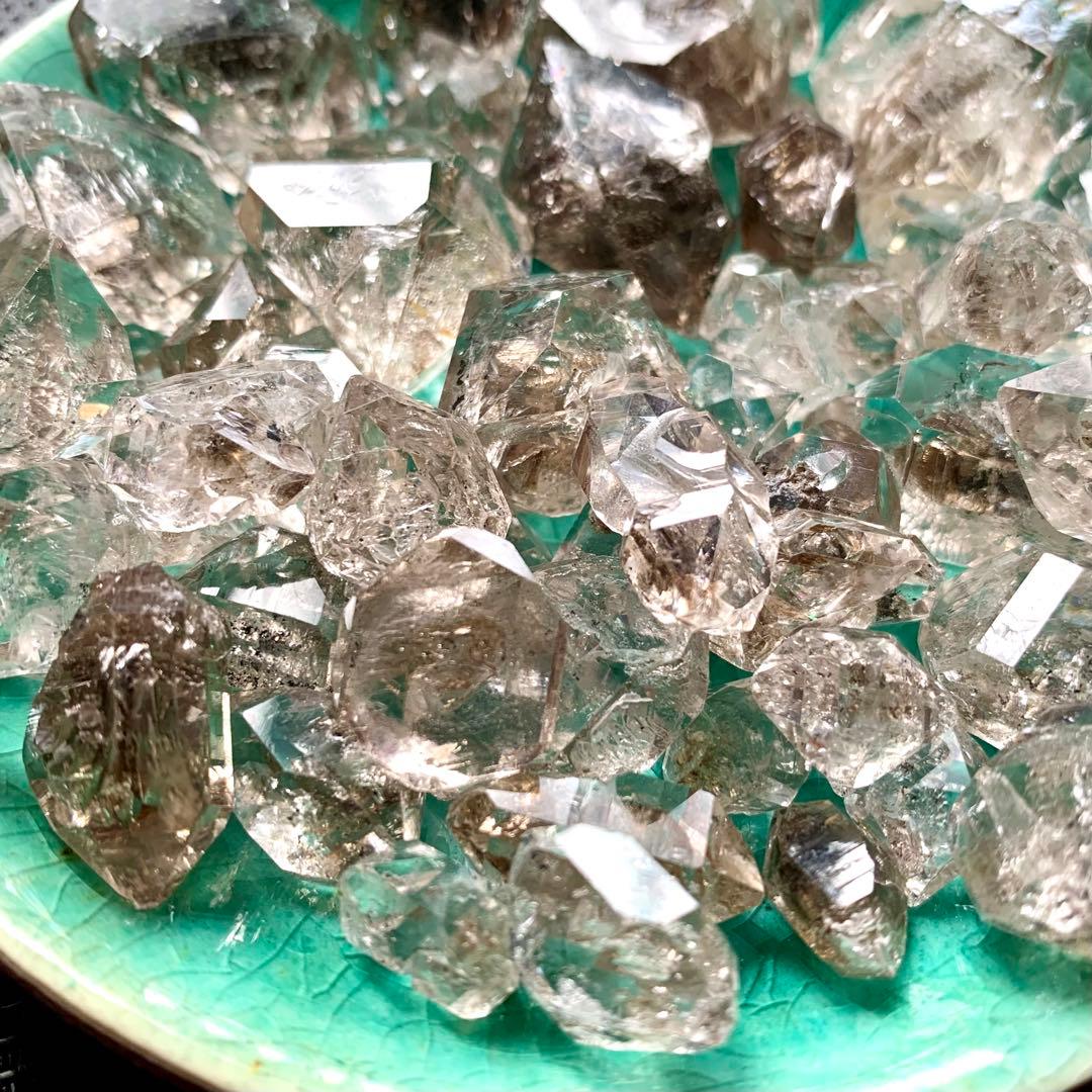 ペトロレアムクォーツ(中)10個セットl/蛍光水晶