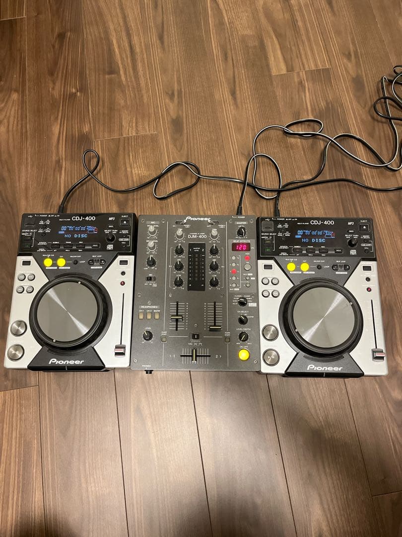 【Pioneer】 CDJ-400 DJM-400 セット　パイオニア　DJ