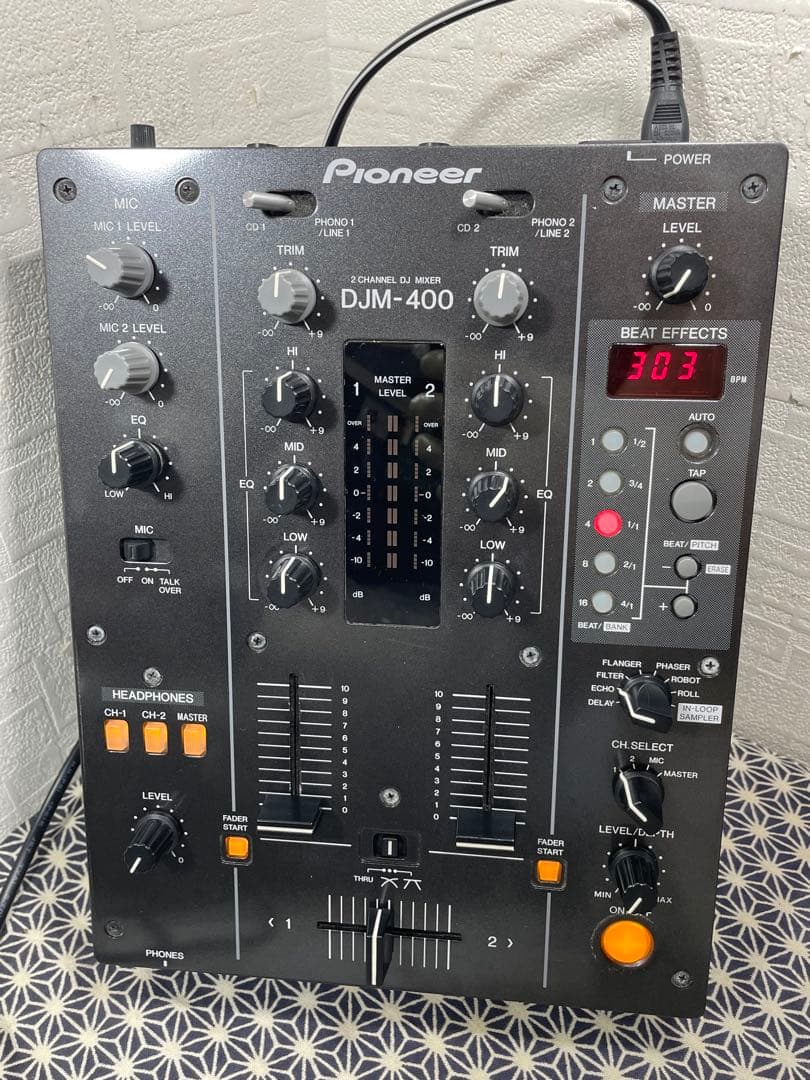 pioneer dj パイオニア　DJM-400 縦横フェーダー内部メンテナンス