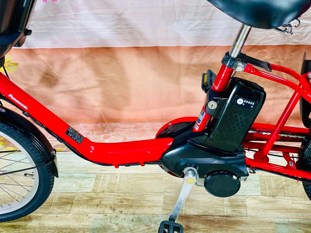パナソニックギュット⭐️12AH！子供乗せ電動アシスト自転車Y2735
