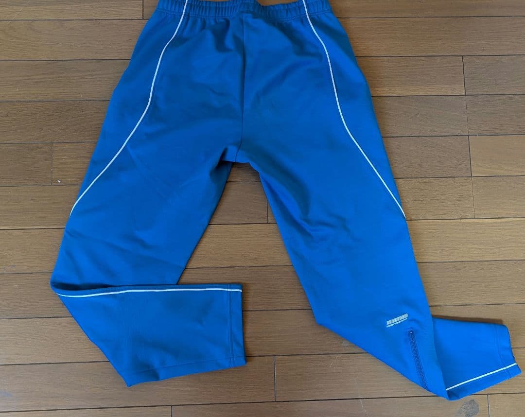 山梨学院大学陸上部 ジャージ上下ASICS YGU フルジップジャケット 青/白