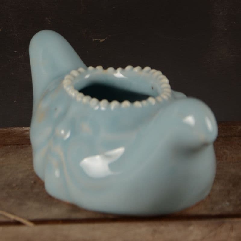 牛角 ペン洗い 文房用品  書道具 文房具 現代工芸品 美術品 置物\r
 陶磁器