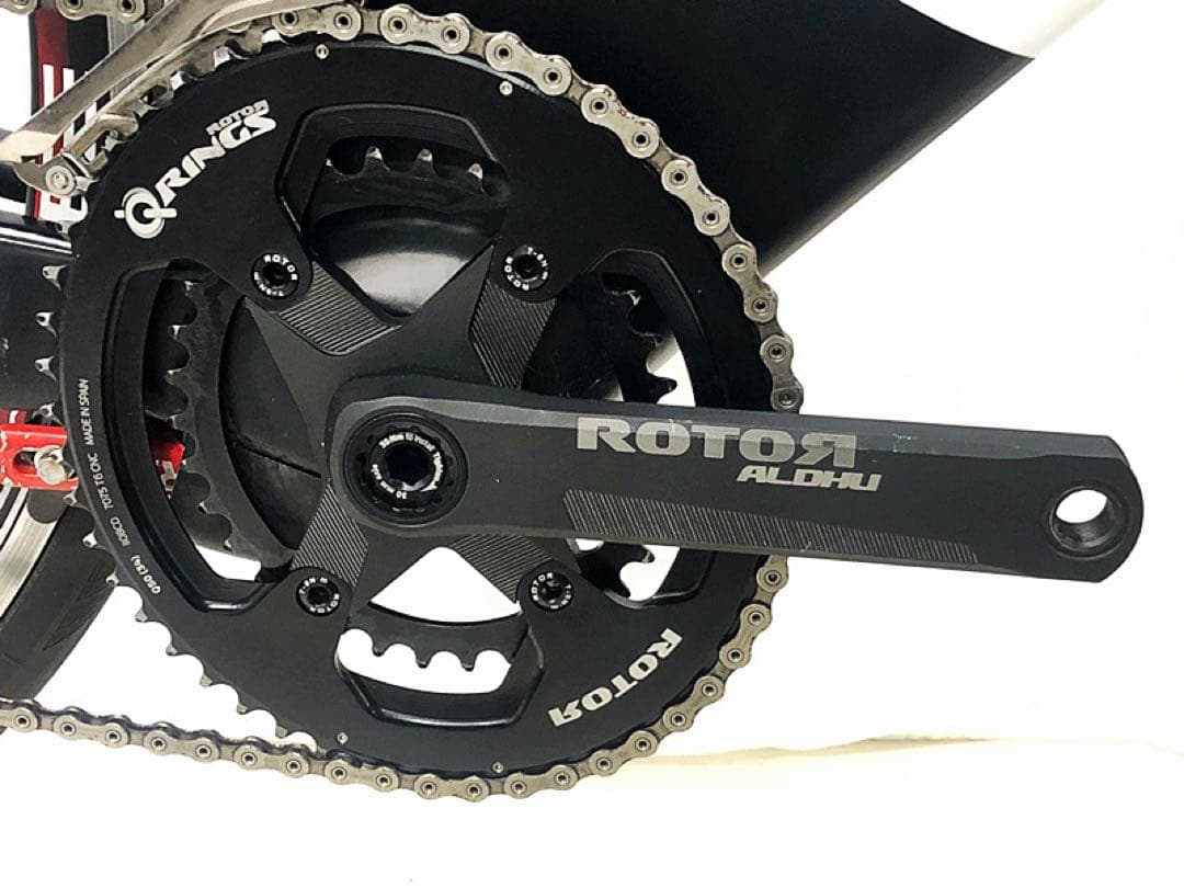 ROTOR ALDHU Q-RINGS 楕円 165mm ショートクランク