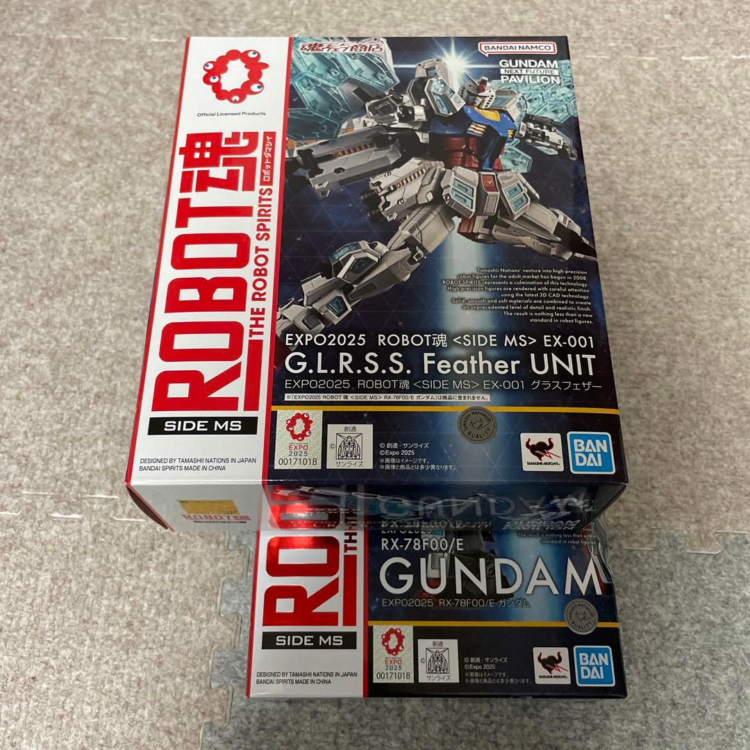 ROBOT魂 RX-78F00/E ガンダム & EX-001 グラスフェザー