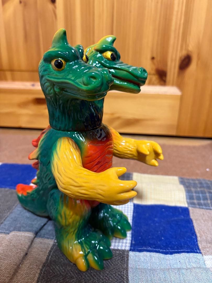 [美品]バロン350 マルサンのソフビ怪獣シリーズ 火山怪獣