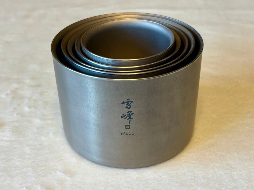 スノーピーク　雪峰スタッキングマグＭ　5個セット　廃盤　希少！