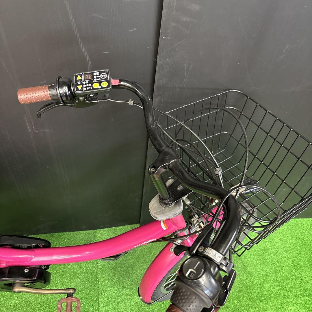 電動自転車 YAMAHA PAS Babby ピンク 3人乗り対応　63