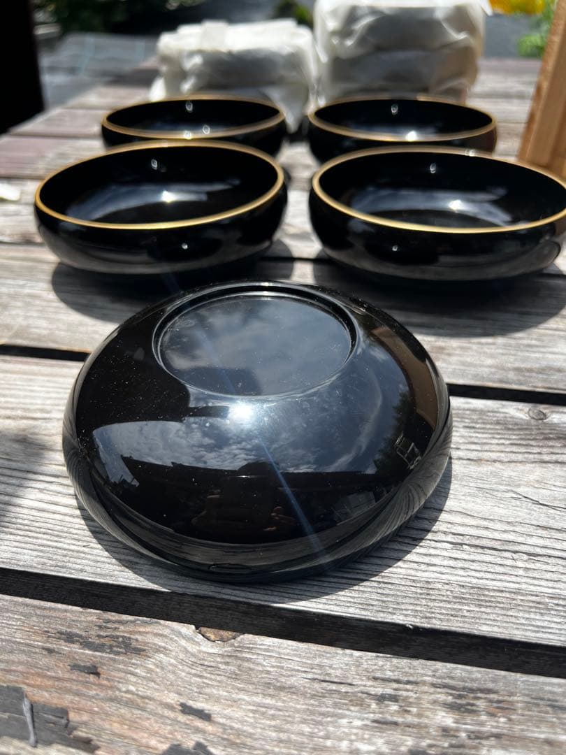 73 未使用 輪島塗 坂本漆器店製 小鉢 10客