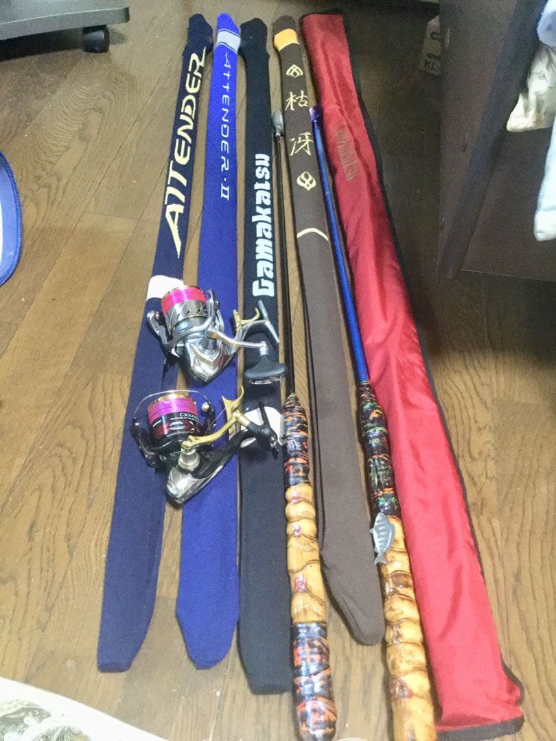 がまかつとシマノのセット