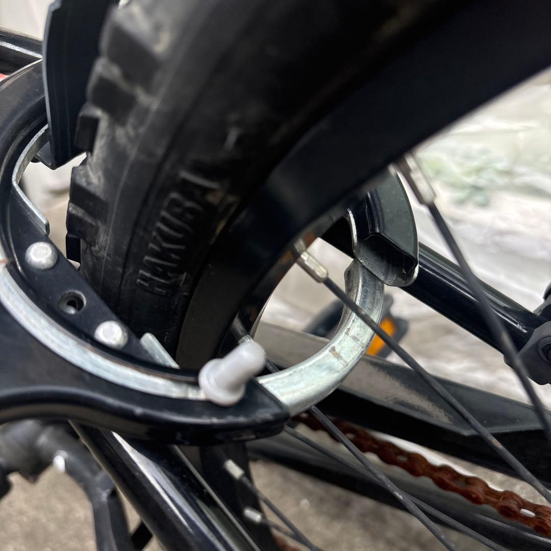 訳あり！人気！ドライド　24インチ　自転車　黒赤　引き取り限定