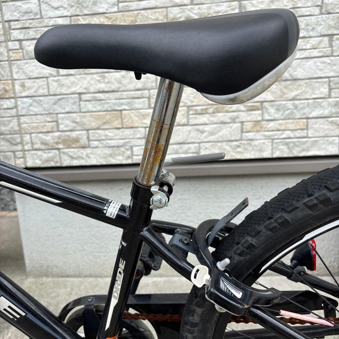 訳あり！人気！ドライド　24インチ　自転車　黒赤　引き取り限定