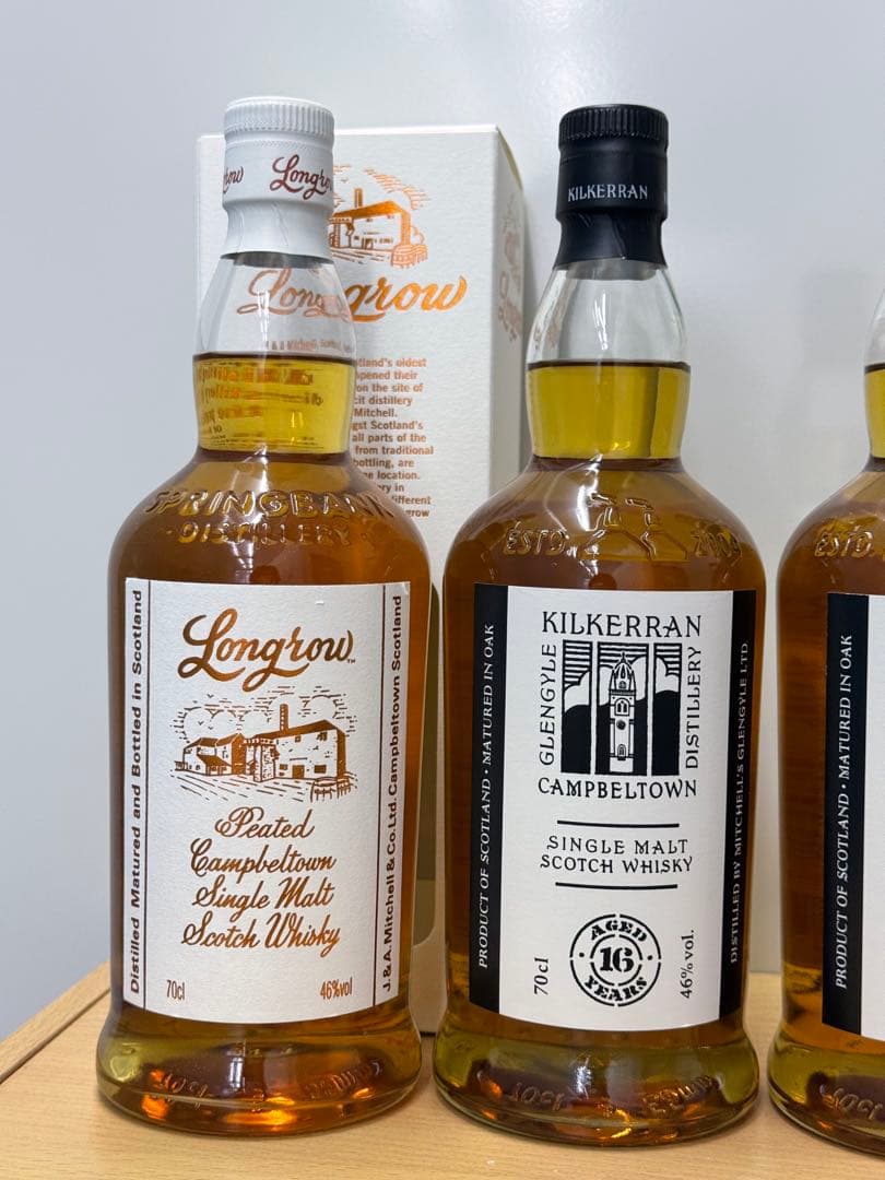 キルケラン　16年　ロングロウ　4本セット　旧ボトル　希少品