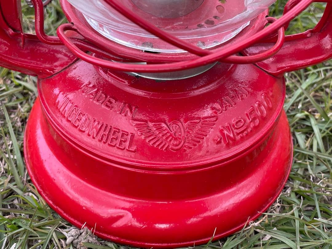 別所ランプ　No.500 ウィール 赤 オイルランタン 日本製