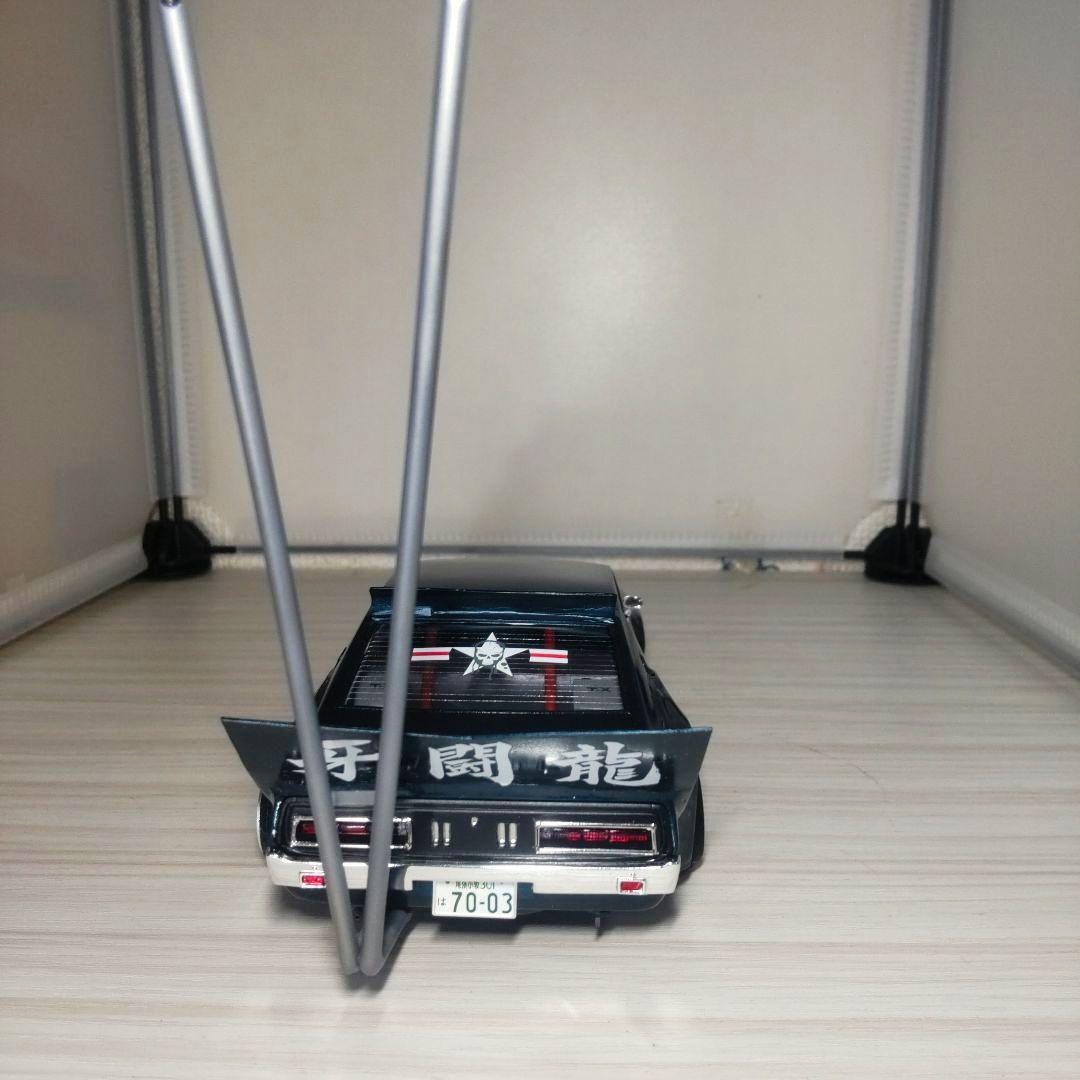 アオシマ1/24ケンメリ２Dr改！街道レーサー（レッドブル仕様）塗装済完成品！