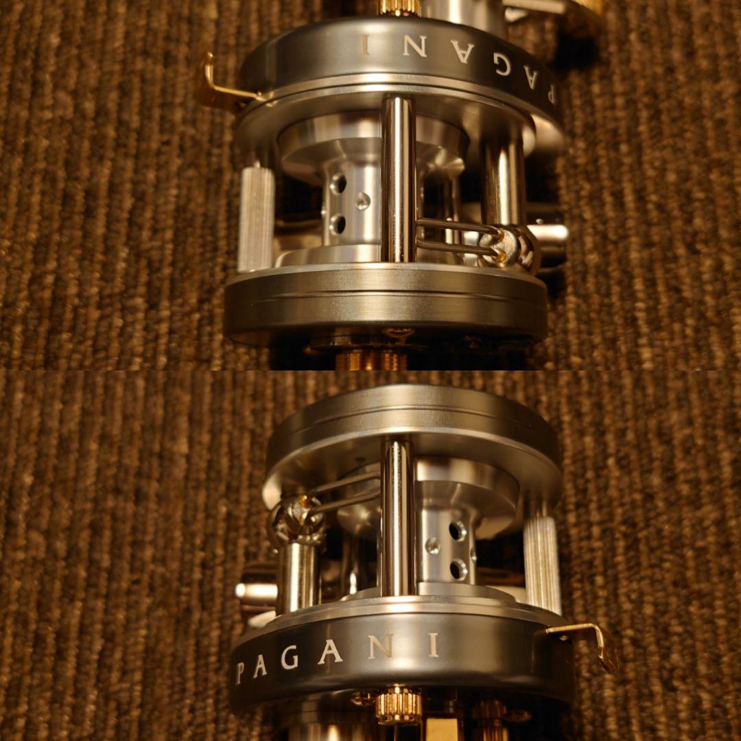 新品メガバスx五十鈴パガーニP200Lブラックパール/ゴールド シルバーカスタム