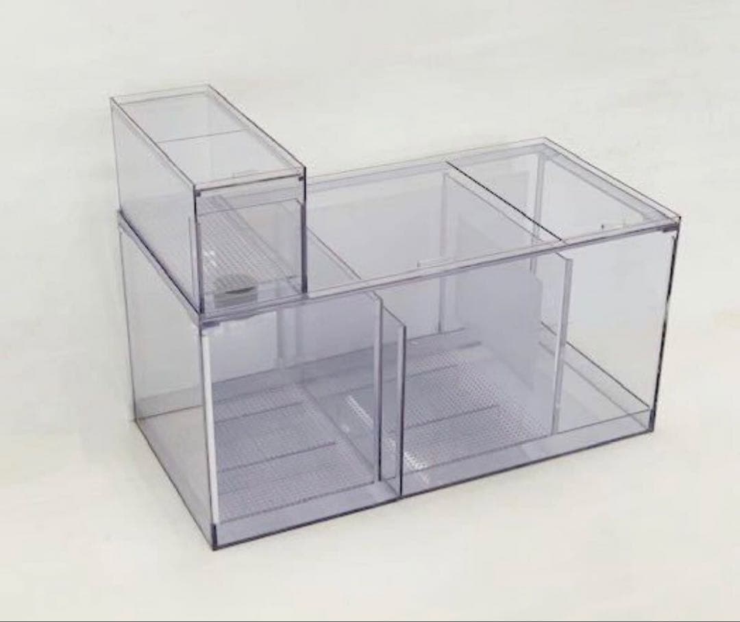 三層式　濾過槽+ウールBOX　550X300X300