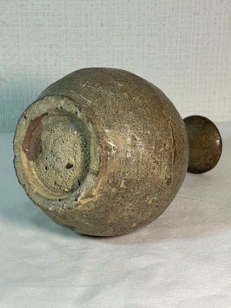 李朝　三島徳利　本時代