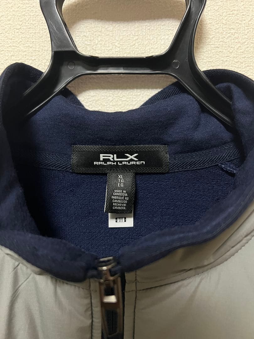 ラルフローレン RLX ハイブリッドモックネック ジャケット XL ネイビー