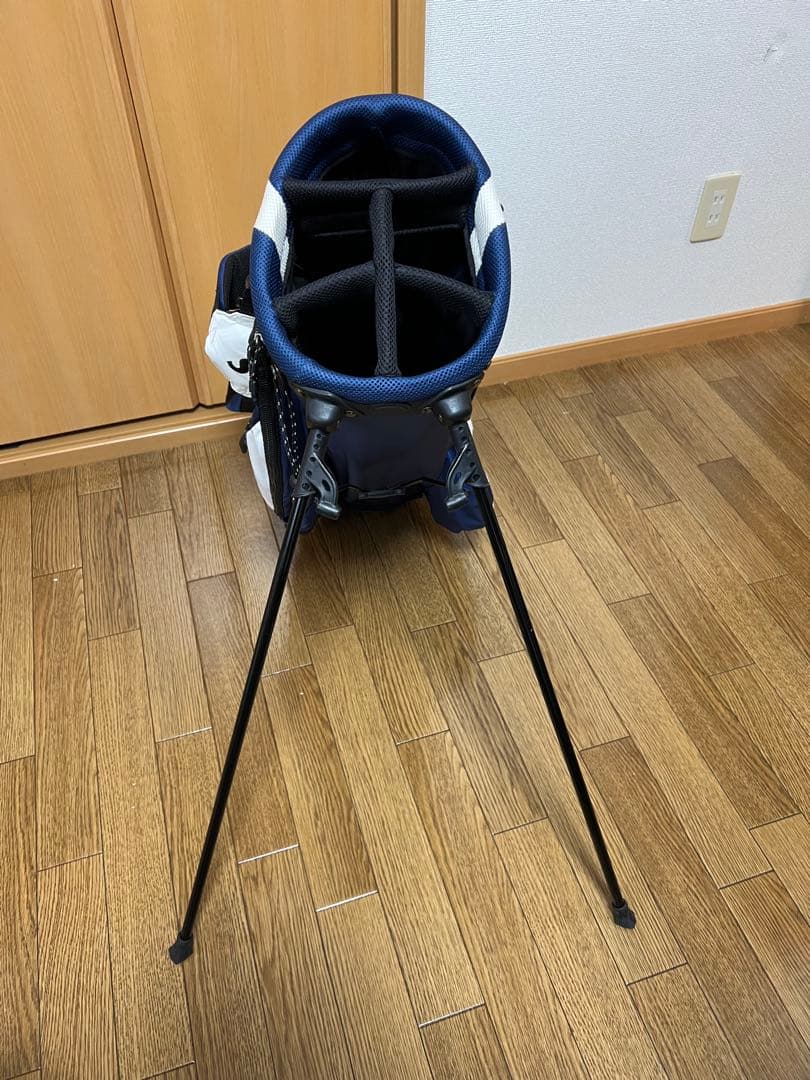 スリクソン　スタンド　キャディバッグ　ネイビー　アイアンカバー　ヘッドカバー付き