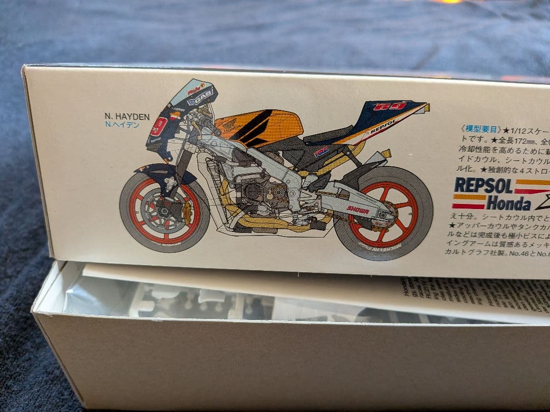 タミヤREPSOL Honda RC211V 03 1/12