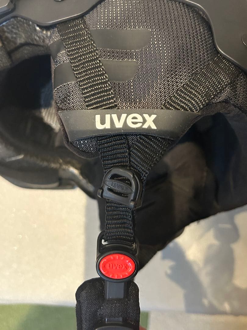 uvex ウベックス ブラックヘルメット オレンジミラー