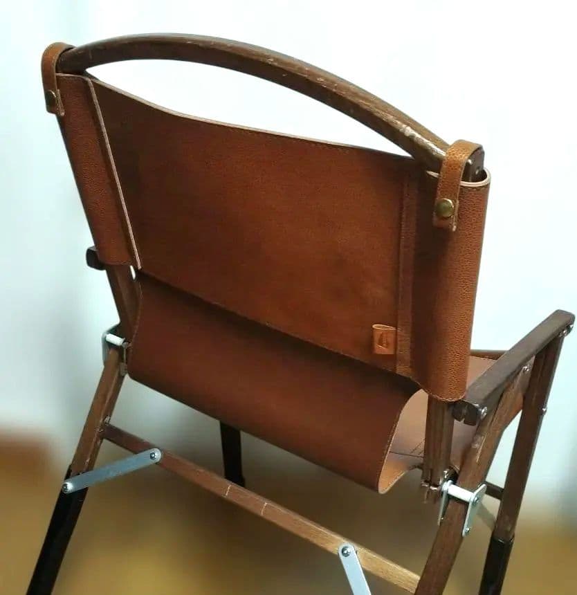 カーミットチェア用　マイスターレザーシート　ブラウン　シュリンクレザー