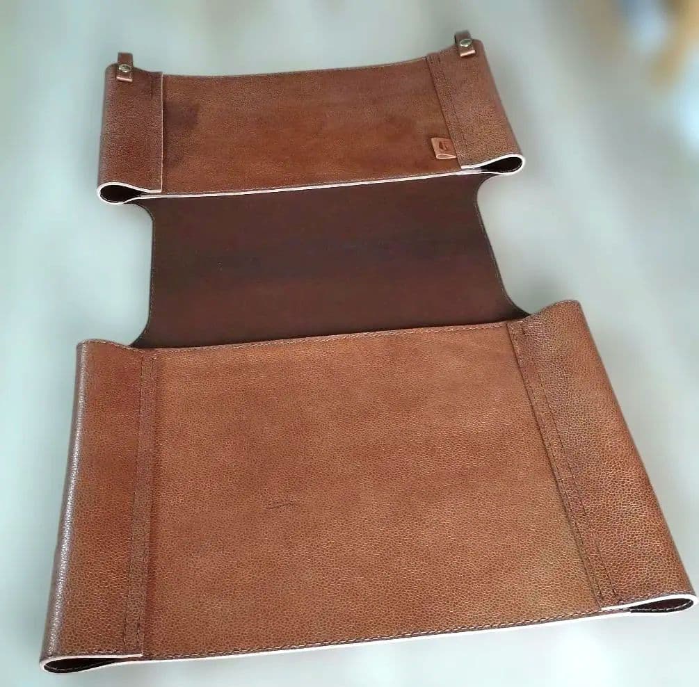 カーミットチェア用　マイスターレザーシート　ブラウン　シュリンクレザー