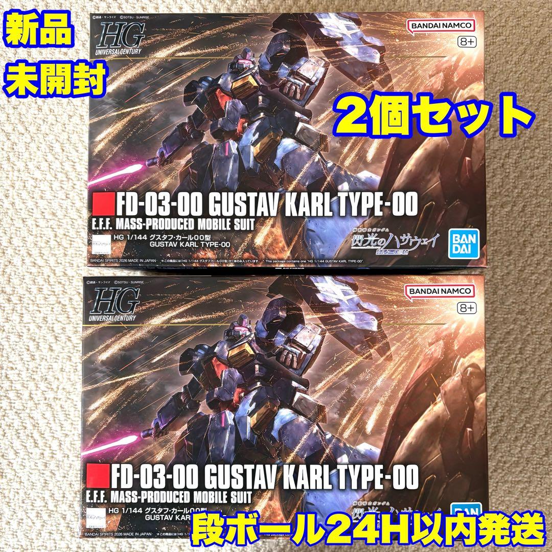 HG 1/144 グスタフ・カール00型　2個セット 段ボール発送