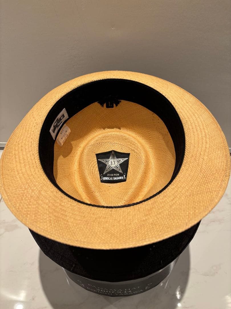 矢沢永吉グッズ★パナマハットL★2007/9/14誕生日抽選販売（限定300個）